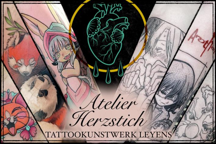 Atelier Herzstich Tattookunstwerk Leyens