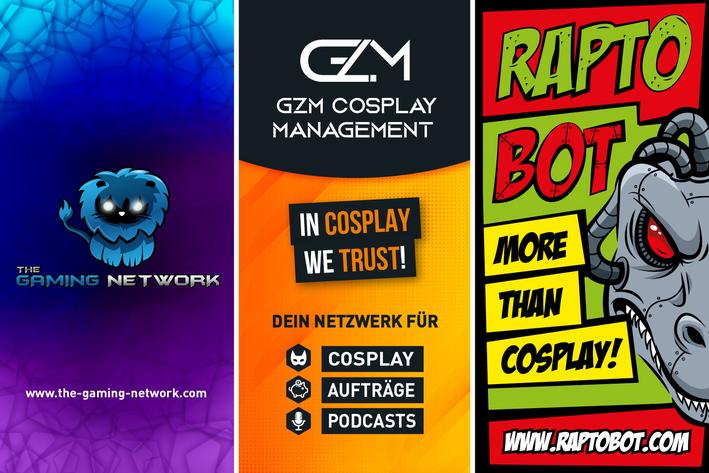 GZM Cosplay Management Cosplay Repair/ The Gaming Network / Raptobot