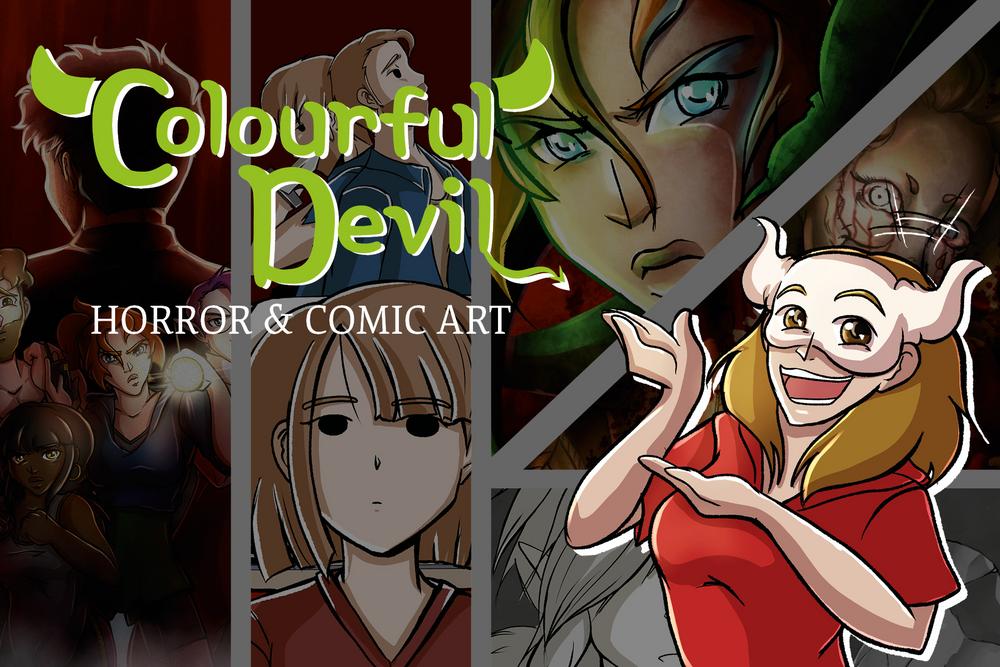 Colourful Devil - Horror & Comic Art