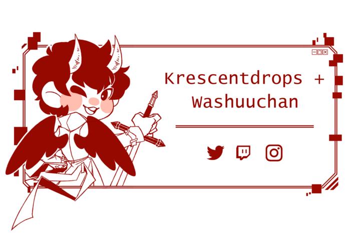 krescentdrops + washuuchan
